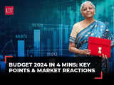 Budget 2024: 10 key points to know & stock market reactions 1 80:Image
