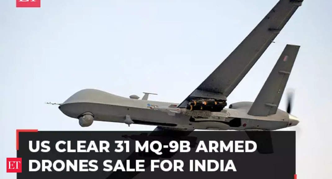 US Approves Sale Of 31 MQ-9B Armed Drones To India: Source - The ...