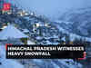 Himachal Pradesh witnesses heavy snowfall: Thick layer of snow covers Shimla, Chamba