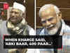 When Congress chief Kharge said, 'Abki baar, 400 paar...' in Rajya Sabha, PM Modi laughs