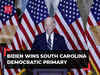 US election 2024: Joe Biden wins South Carolina Democratic primary for presidential nomination
