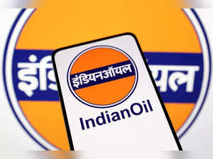 FILE PHOTO: Illustration showing Indian Oil Corp Ltd logo