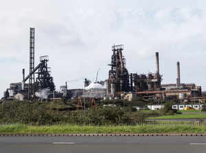General view of Tata Steel in Port Talbot