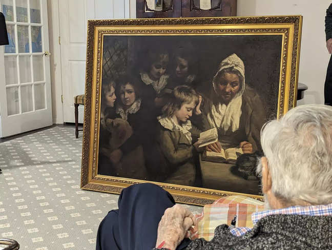 A British painting stolen by mobsters is returned to the owner's son — 54 years later