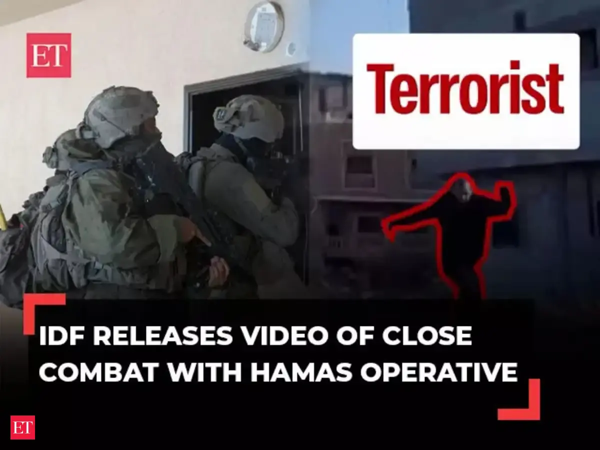 israel hamas war: IDF releases video of close combat with Hamas ...