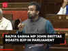 John Brittas roasts BJP in Parliament: 'Our Ram is Gandhi’s Ram, your Ram is Nathuram…'