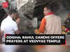 Rahul Gandhi visits Vedvyas Temple in Odisha's Rourkela during Bharat Jodo Nyay Yatra