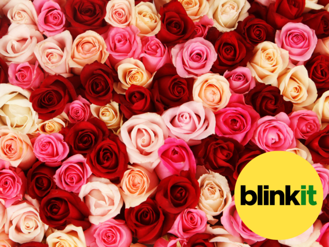 Blinkit makes record-breaking rose sales