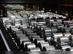 FILE PHOTO: ThyssenKrupp steel factory in Duisburg