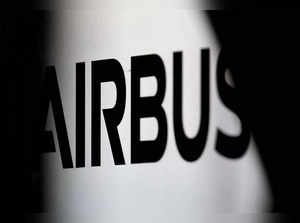 FILE PHOTO: FILE PHOTO: The logo of Airbus is pictured at the aircraft builder's headquarters in Colomiers near Toulouse