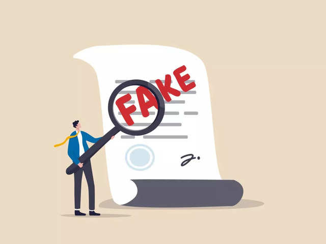 Don't submit incomplete, fake documents