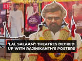 ‘Lal Salaam’: Chennai theatres decked up with superstar Rajinikanth’s posters ahead release of his movie