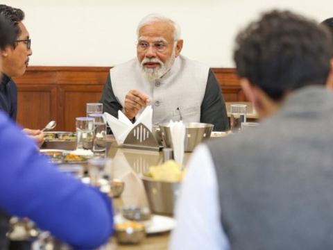 ​PM Modi spices up Parliament lunch with cross-party chow down