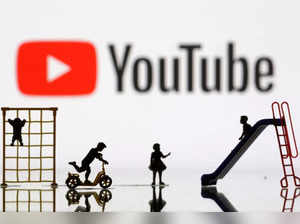 Illustration shows Youtube logo