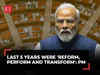 'Reform, perform, transform': PM Modi highlights achievements of 17th Lok Sabha