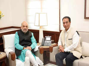 Mizoram CM Pu Lalduhoma meets Amit Shah, Mansukh Mandaviya in Delhi