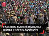 Punjab-Haryana border sealed ahead of farmers' 'Delhi Chalo' march on Feb 13; traffic advisory issued