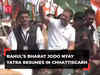 Bharat Jodo Nyay Yatra: Congress leader Rahul Gandhi's padyatra resumes in Chhattisgarh