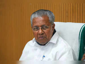 New Delhi: Kerala Chief Minister Pinarayi Vijayan addresses a press conference, ...