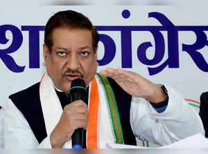 Lucknow, Jan 28 (ANI): Congress leader Prithviraj Chavan addresses a press confe...