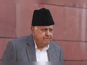 New Delhi: Jammu and Kashmir National Conference MP Farooq Abdullah at the Parli...
