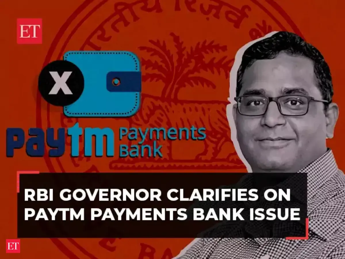 No room for review of action taken against Paytm Payments Bank: RBI ...