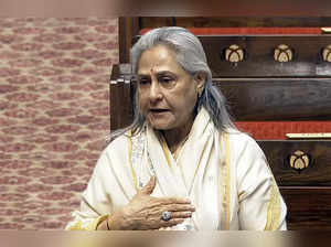 New Delhi, Feb 05 (ANI): Samajwadi Party MP Jaya Bachchan speaks in Rajya Sabha ...
