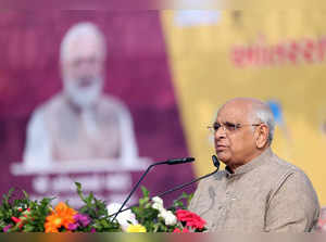 Ahmedabad, Jan 07 (ANI): Gujarat Chief Minister Bhupendrabhai Patel addresses th...