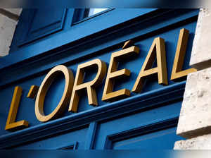 The logo of French cosmetics group L'Oreal in Paris