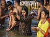 About 14.70 lakh take dip in Ganga, Sangam on Basant Panchami