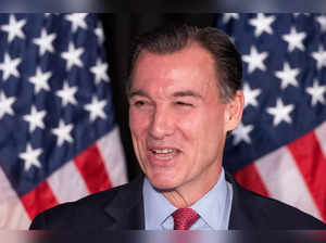 Democratic congressional candidate for New York's 3rd district, Tom Suozzi election night party in Woodbury, New York