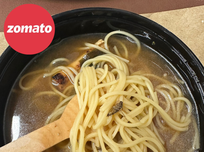 Cockroach found in Zomato's Japanese soup order