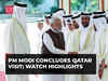 PM Modi concludes Qatar visit; watch highlights of productive visit