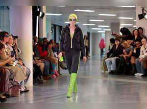 Mark Fast catwalk show during London Fashion Week