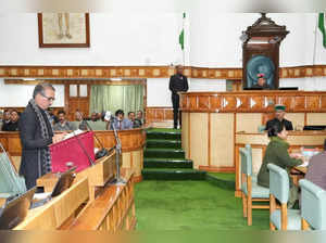 Shimla: Himachal Pradesh Chief Minister Sukhwinder Singh Sukhu presents the Stat...