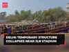 Delhi: Temporary structure collapses near Jawaharlal Nehru stadium; at least 8 injured