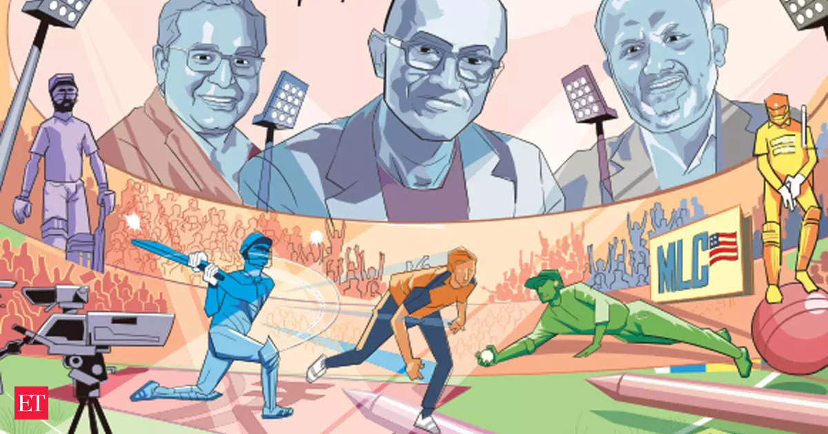 Hit it out of the field: From Nadella to Narayen, tech honchos pad up for 2nd season of MLC to take sport to masses in US