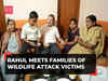 Congress leader Rahul Gandhi visits Wayanad; meets families of wildlife attack victims