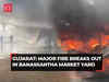 Gujarat: Massive fire breaks out in Banaskantha's Palanpur market yard; no casualties reported so far