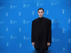 US actress Rooney Mara poses during a photo call for the film 'La Cocina' presented in competition at the 74th Berlinale, Europe's first major film festival of the year, in Berlin on February 16, 2024.