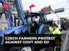 Czech farmers protest against govt and EU over 'Green Deal'