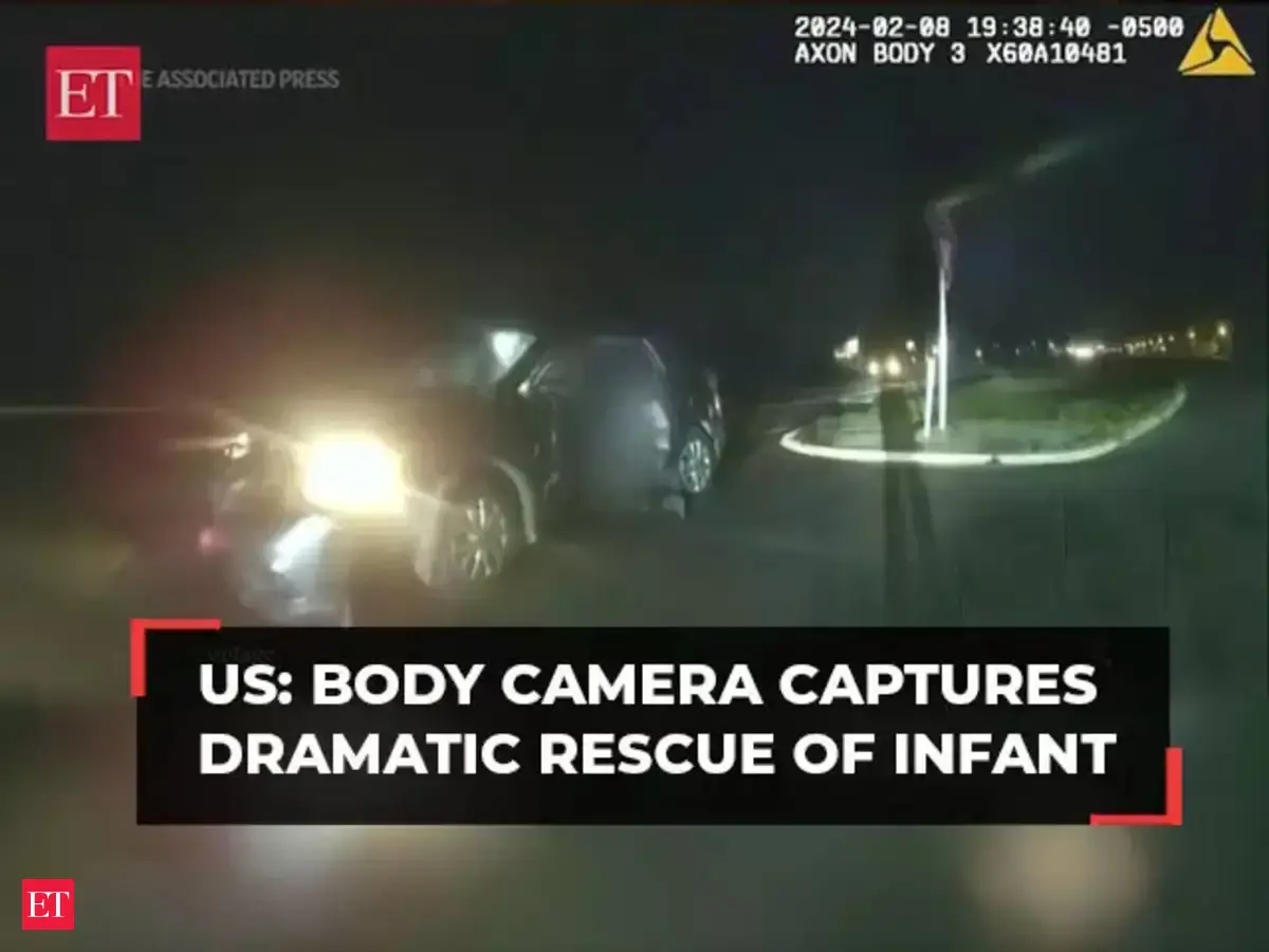 US: Body camera captures dramatic rescue of infant by deputy at scene ...