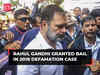 Rahul Gandhi granted bail in 2018 defamation case