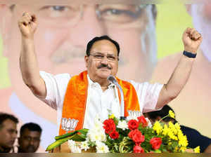 Chennai, Feb 12 (ANI): Bharatiya Janata Pary (BJP) National President JP Nadda a...