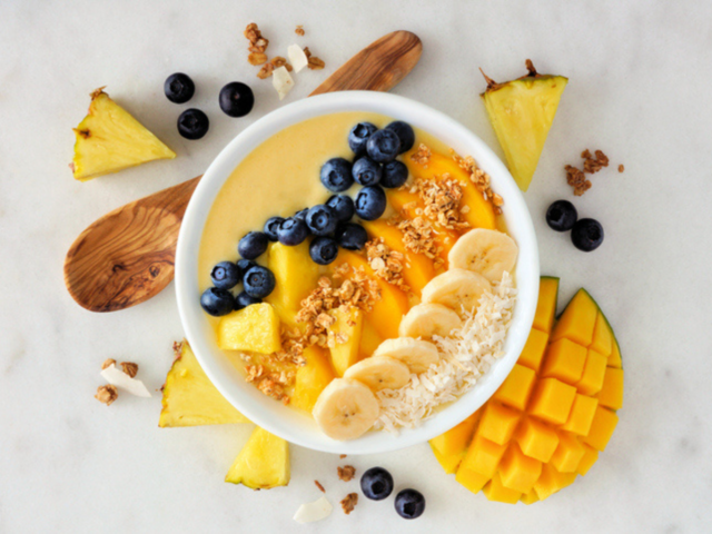 Tropical paradise smoothie bowl