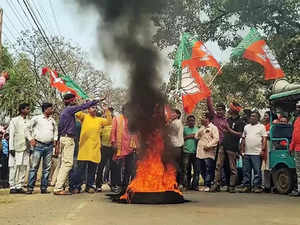 BJP Protest in Sandeshkhali