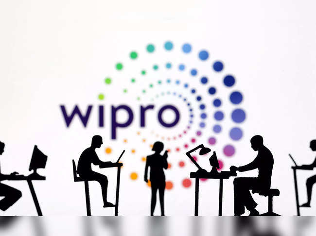 Illustration shows Wipro logo