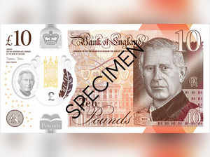 The Bank of England releases photos of the new King Charles bank notes