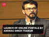 Anurag Thakur launches various online portals for RNI and CBC