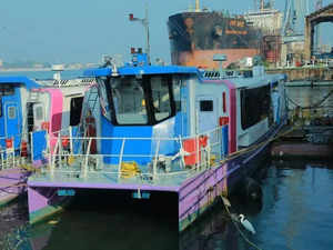 Cochin shipyard delivers 13th electric hybrid water metro ferry to Kochi water metro